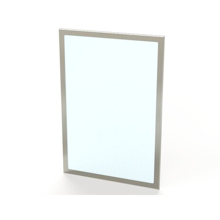 Saginaw Control & Engineering Window, 31-1/2 in. H x 21-1/2 in. W x 0.38 in. L, 304 Stainless Steel, Polycarbonate SCE-PWK2919NFSS